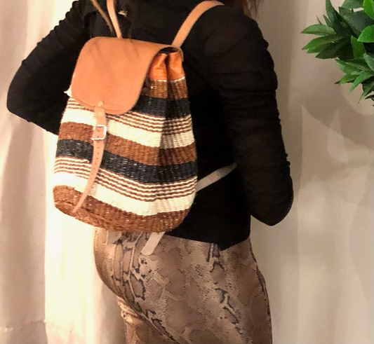 Sisal Backpack – Handwoven Kenyan Craft with Purpose and Style