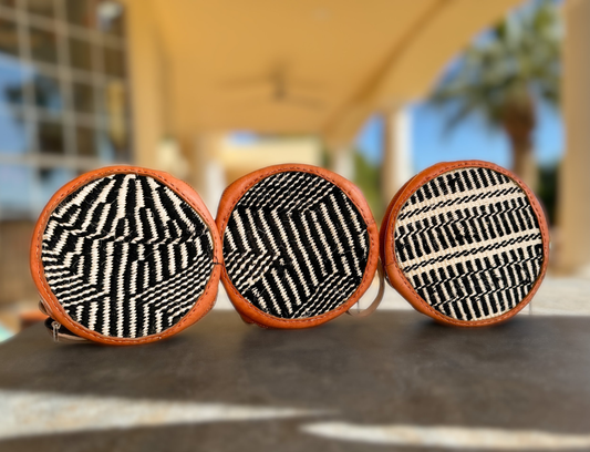 Handwoven Round Sisal Shoulder Bag | Ethical Style with Purpose