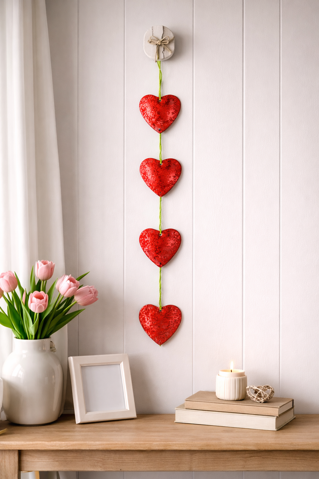 Handcrafted Heart Hanging Décor ♥️
