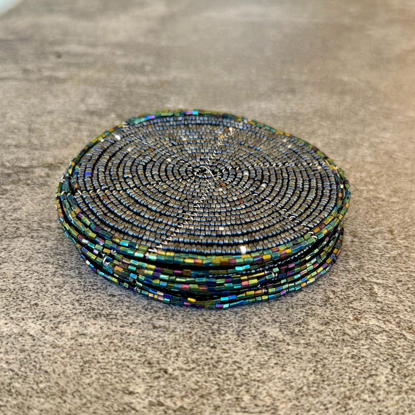 Beaded Coasters