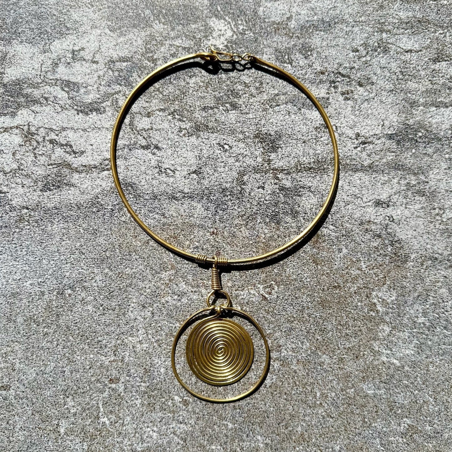 Kenyan Brass Necklace