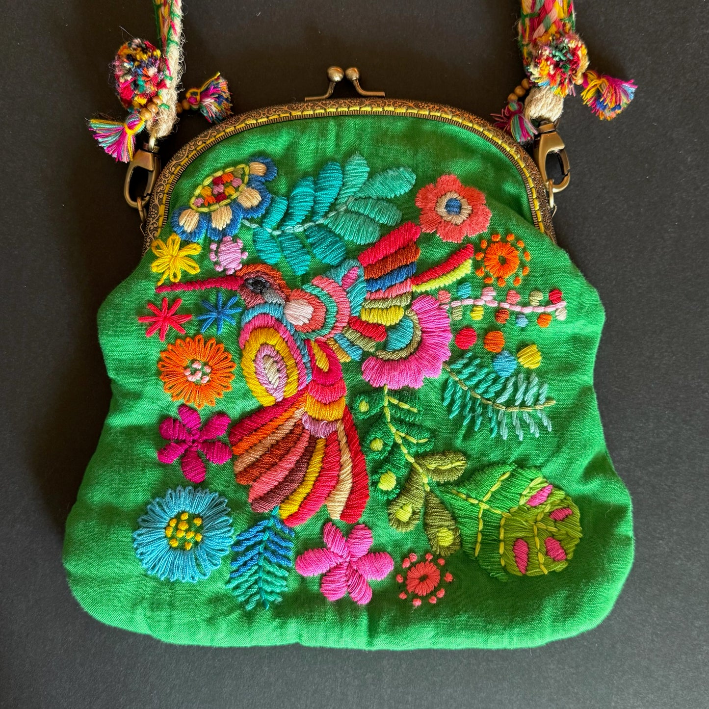 Hand-Embroidered Artisan Purse