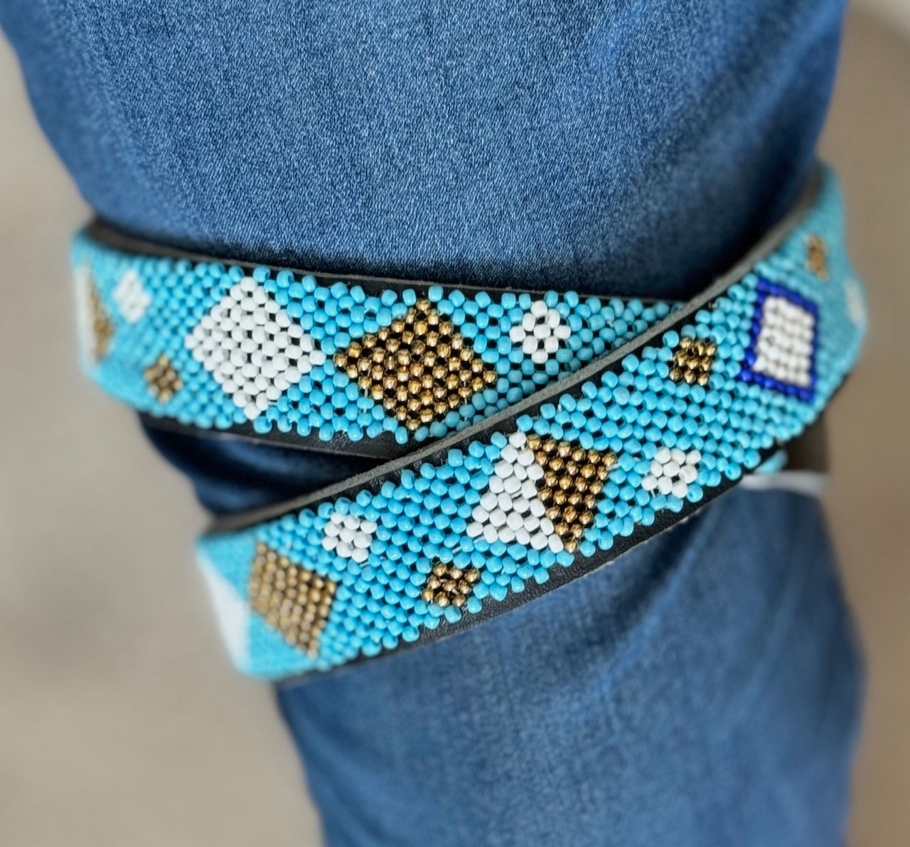 Hand Beaded Belt