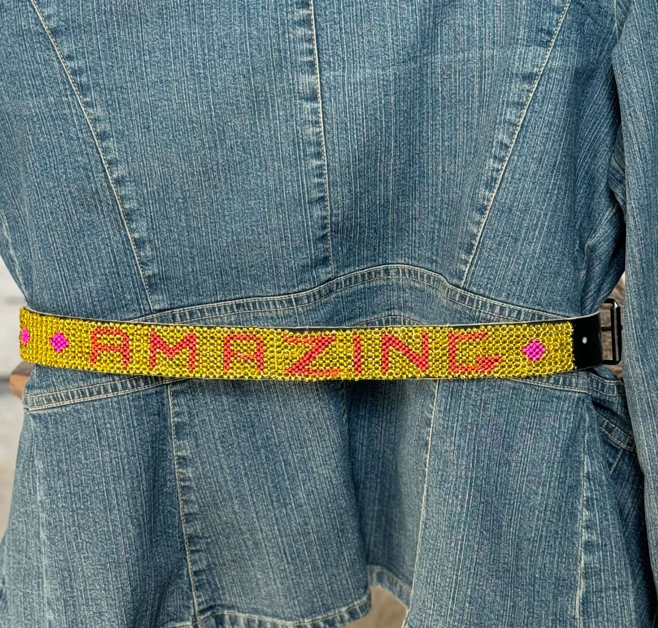 Hand Beaded Belt