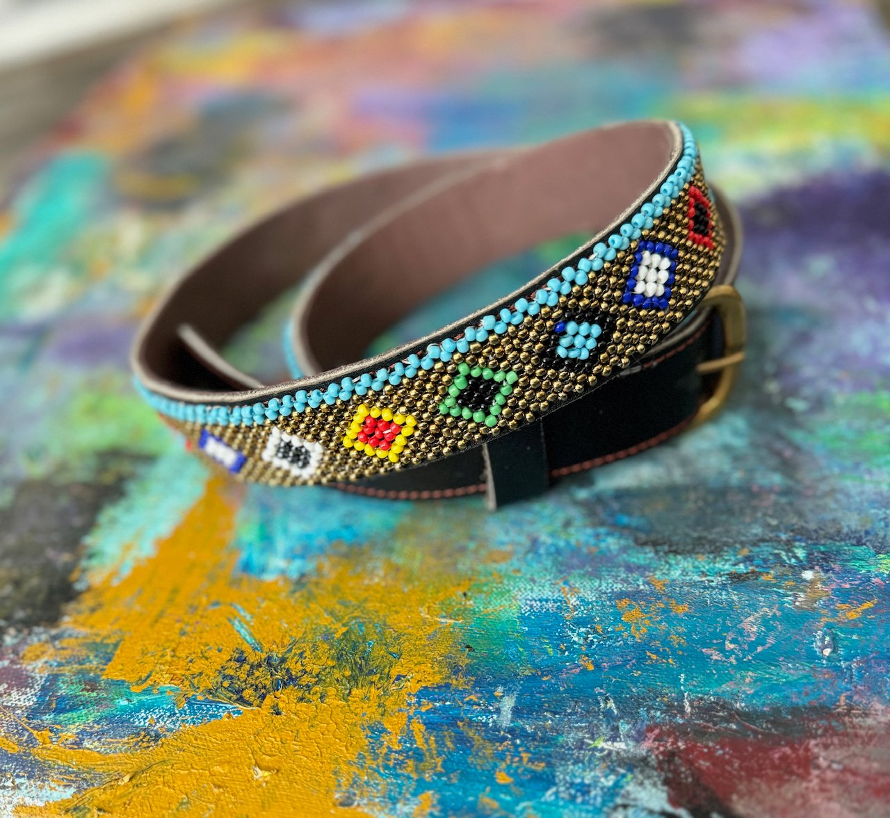 Hand Beaded Belts