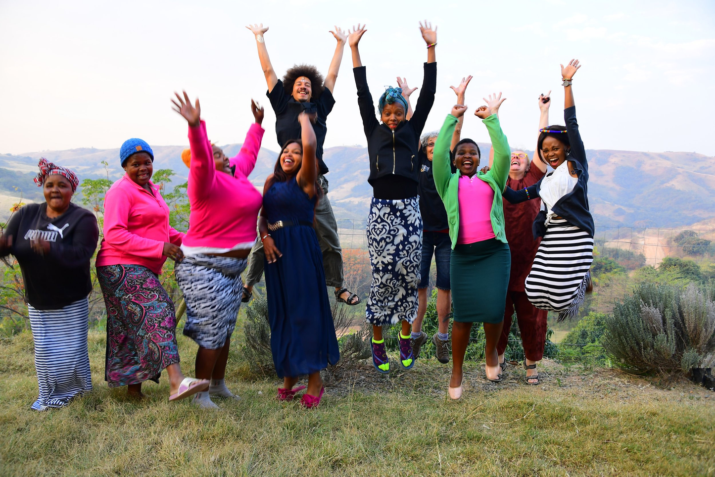 Black Lava and African Turquoise Bead Bracelet with Signature Chwabasi Seed