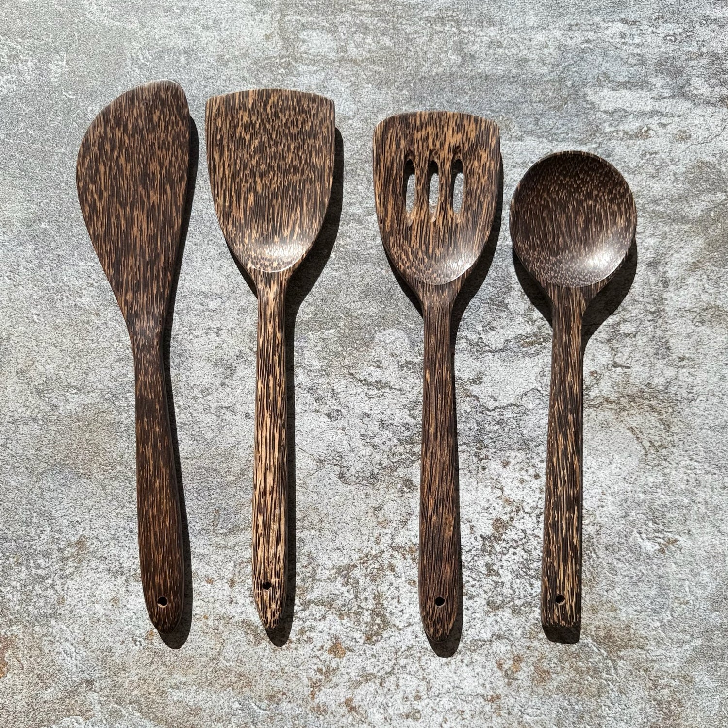 Thai Coconut-Wood Utensils