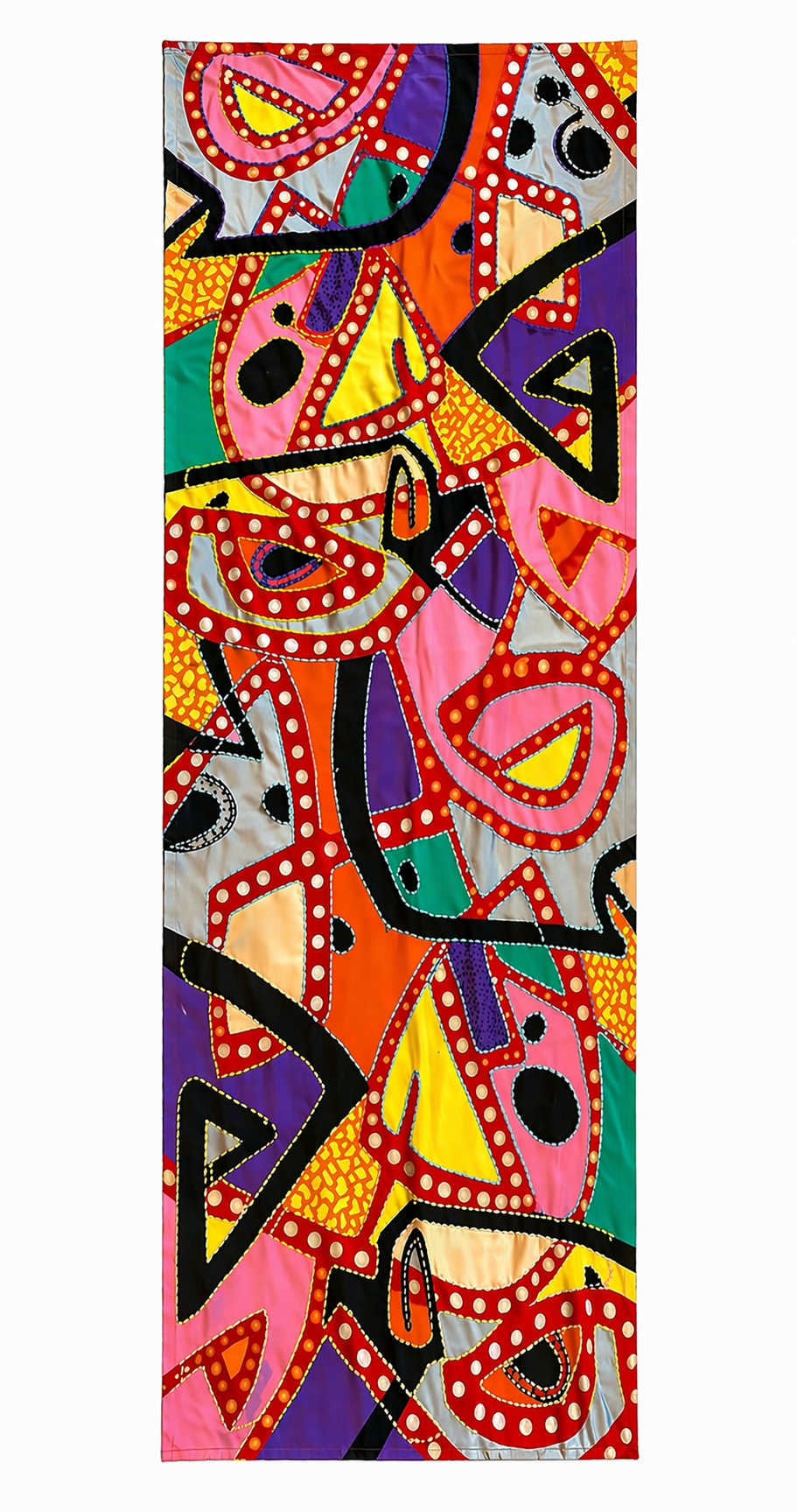 Bold Spirit Handcrafted Appliqué Shawl