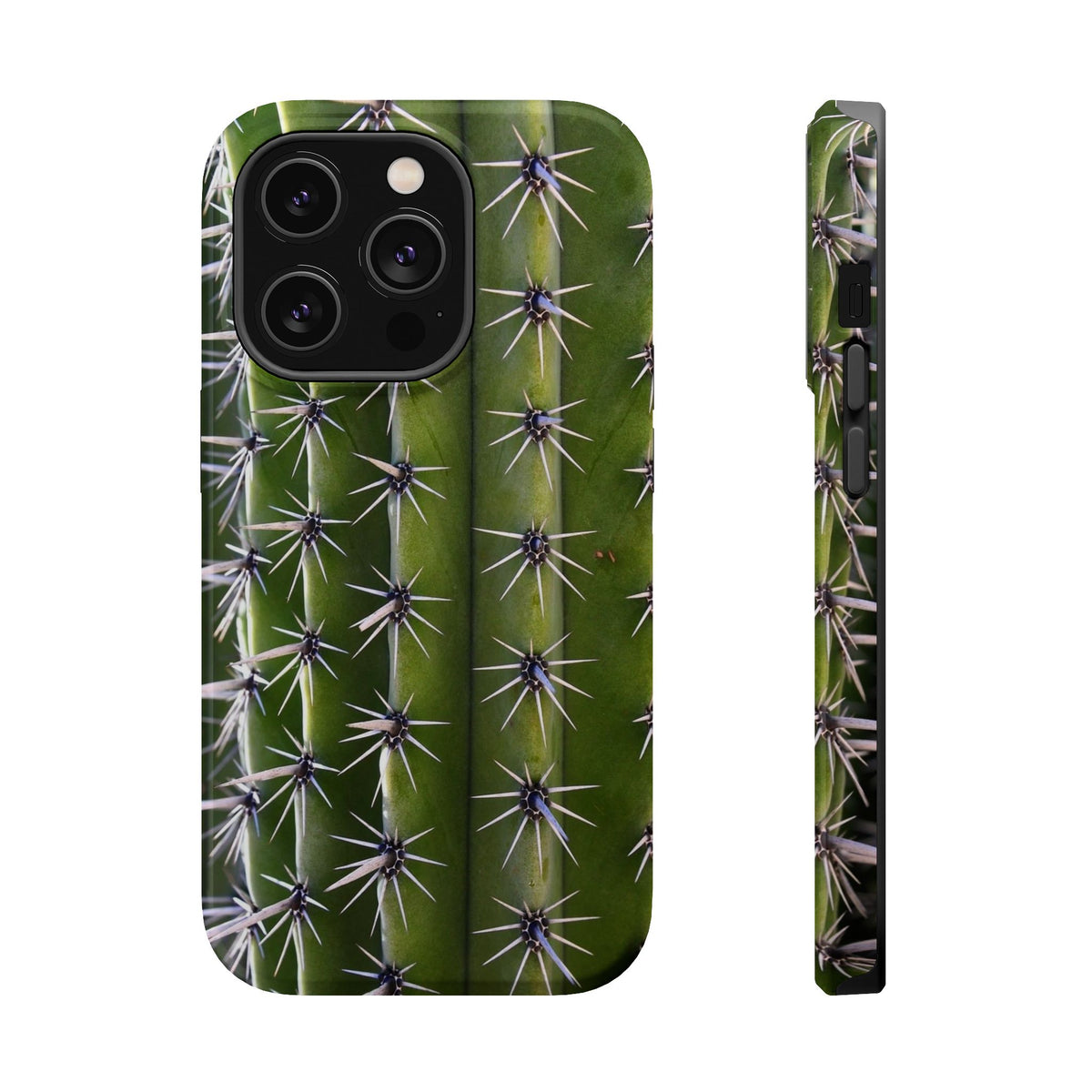 Cactus Spine Phone Case — Magnetic Impact‑Resistant iPhone Cover