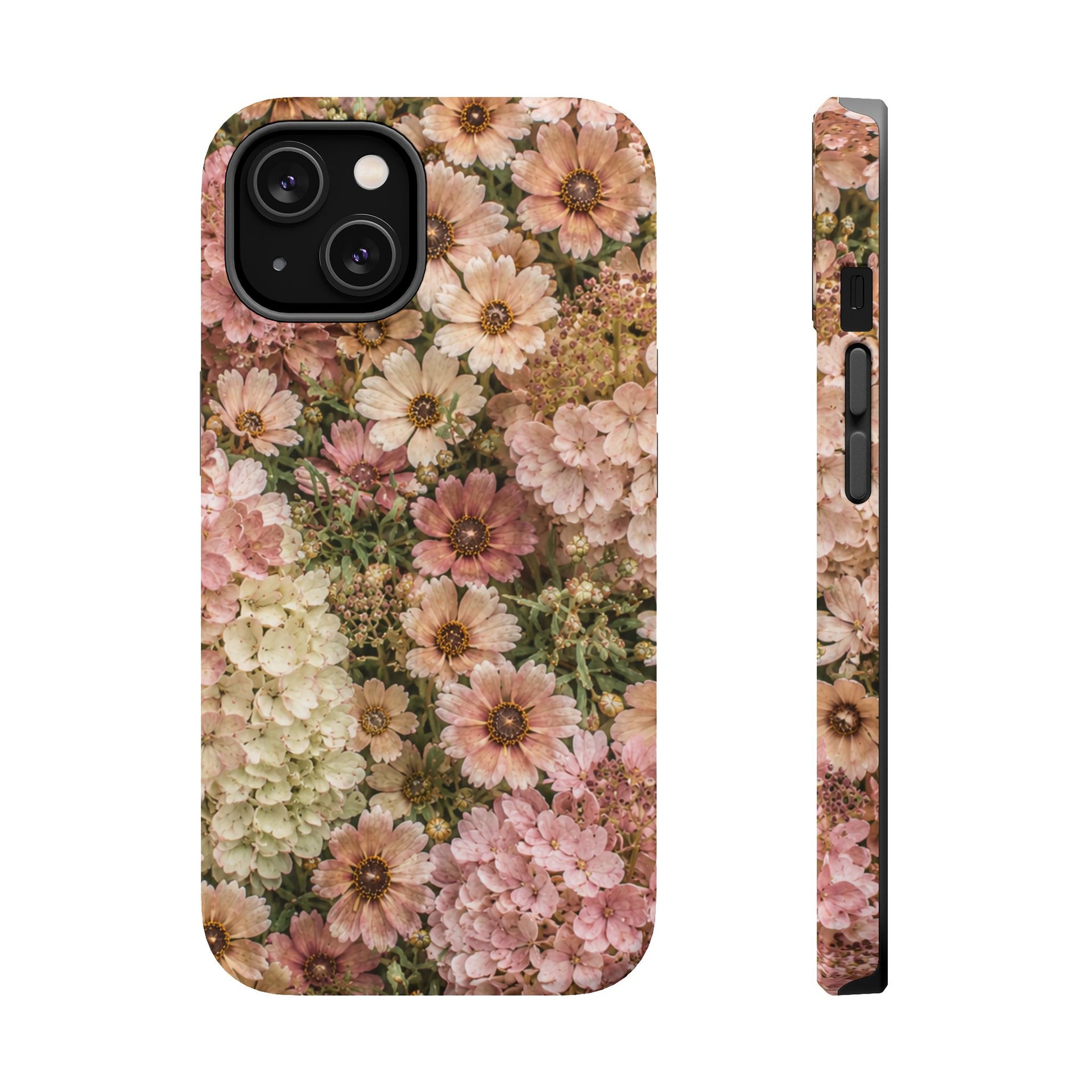 Floral Daisies Magnetic Phone Case — Impact-Resistant iPhone Cover