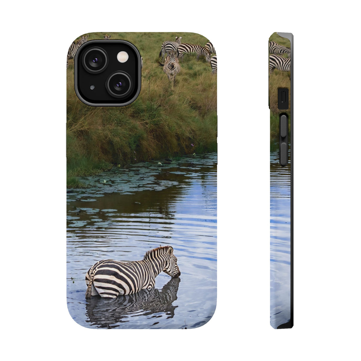 Zebra Safari Magnetic Impact-Resistant Phone Case — Photo by Maggie