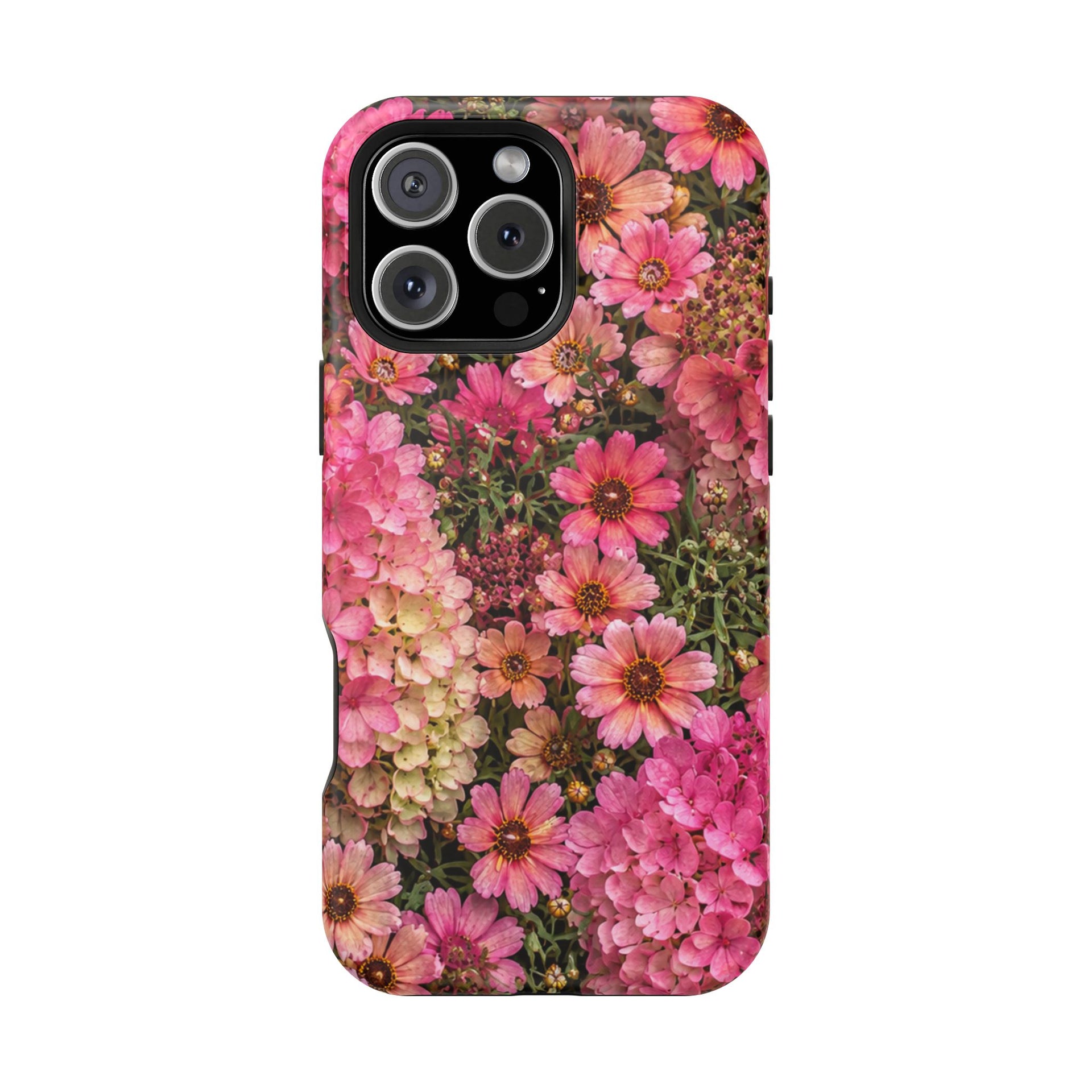 Floral Pink Daisies Magnetic Impact-Resistant Phone Case — Maggie’s Photo Collection