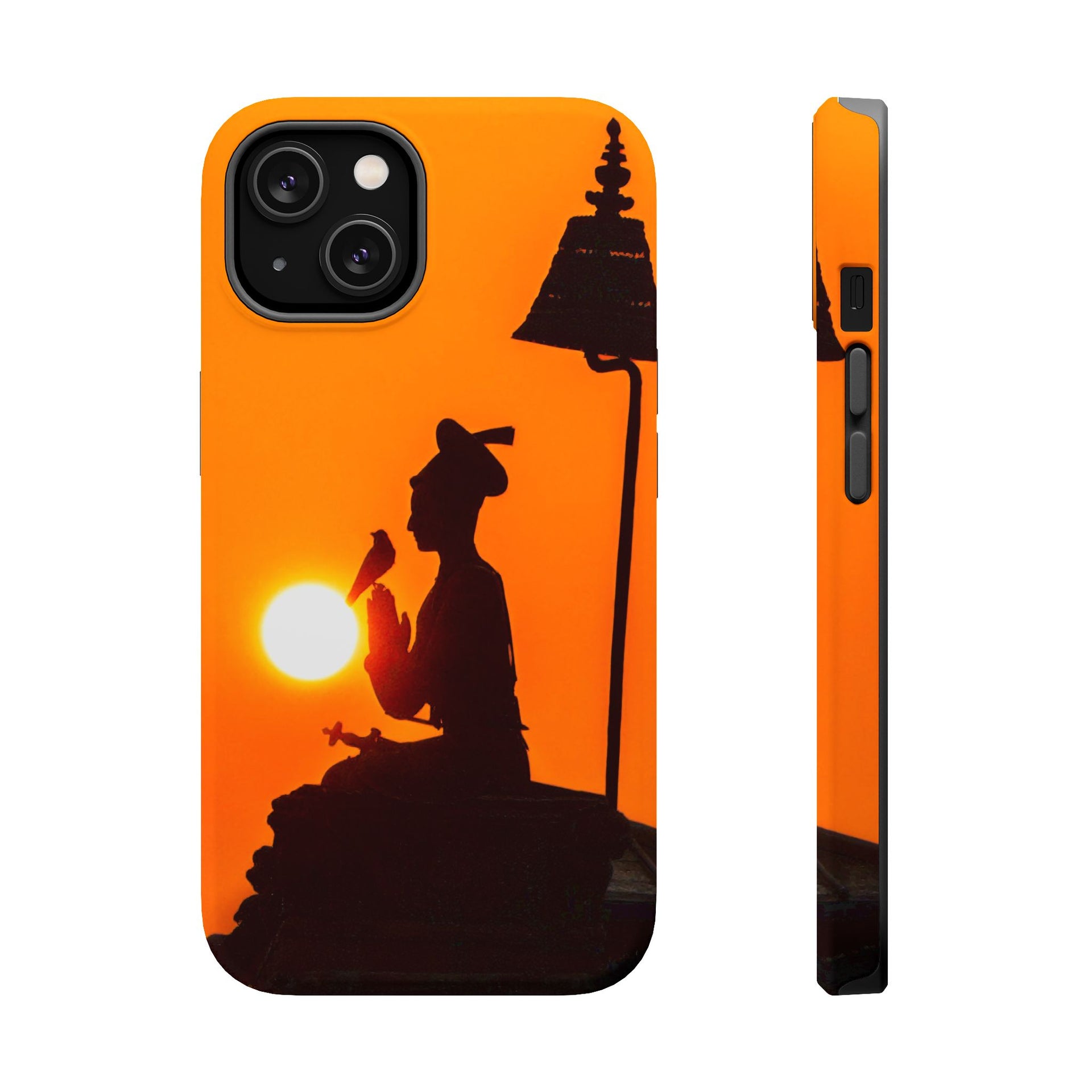 Sunset Silhouette Phone Case — Magnetic Impact‑Resistant iPhone Cover