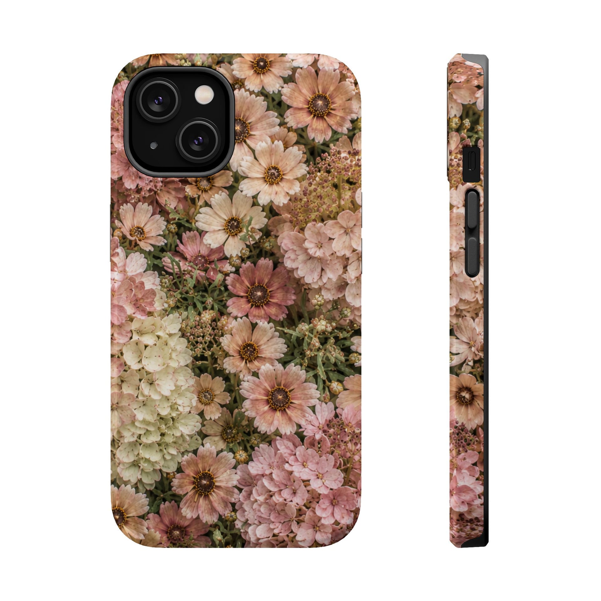 Floral Daisies Magnetic Phone Case — Impact-Resistant iPhone Cover