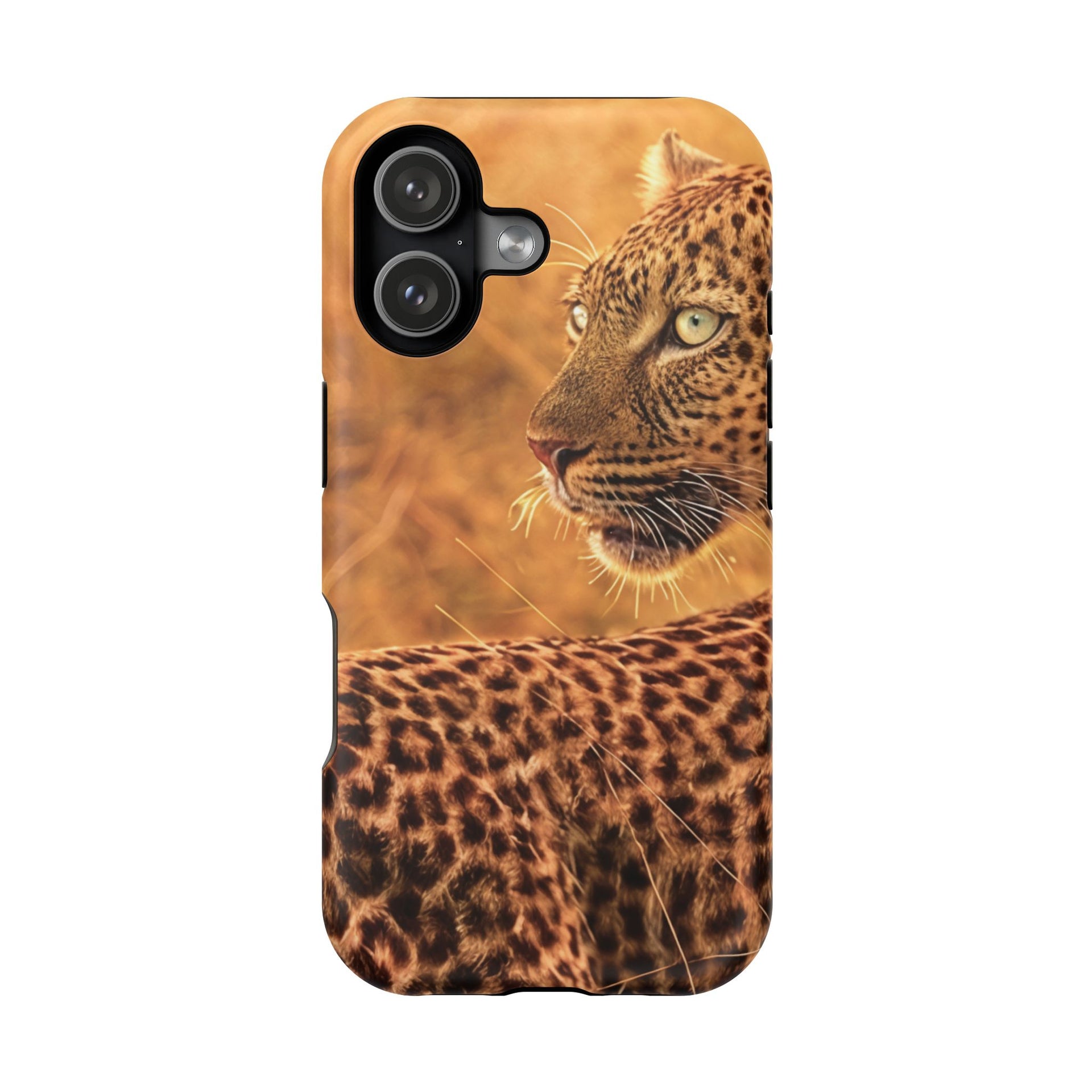 Magnetic Impact-Resistant Cases, sunlit leopard