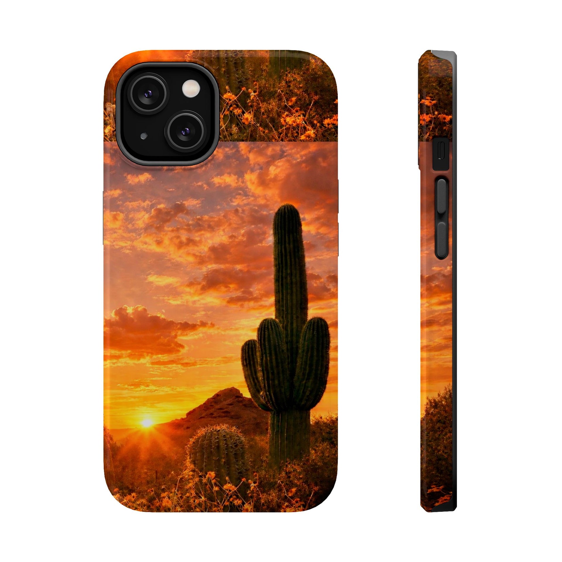 Cactus Sunset Magnetic Impact-Resistant Phone Case