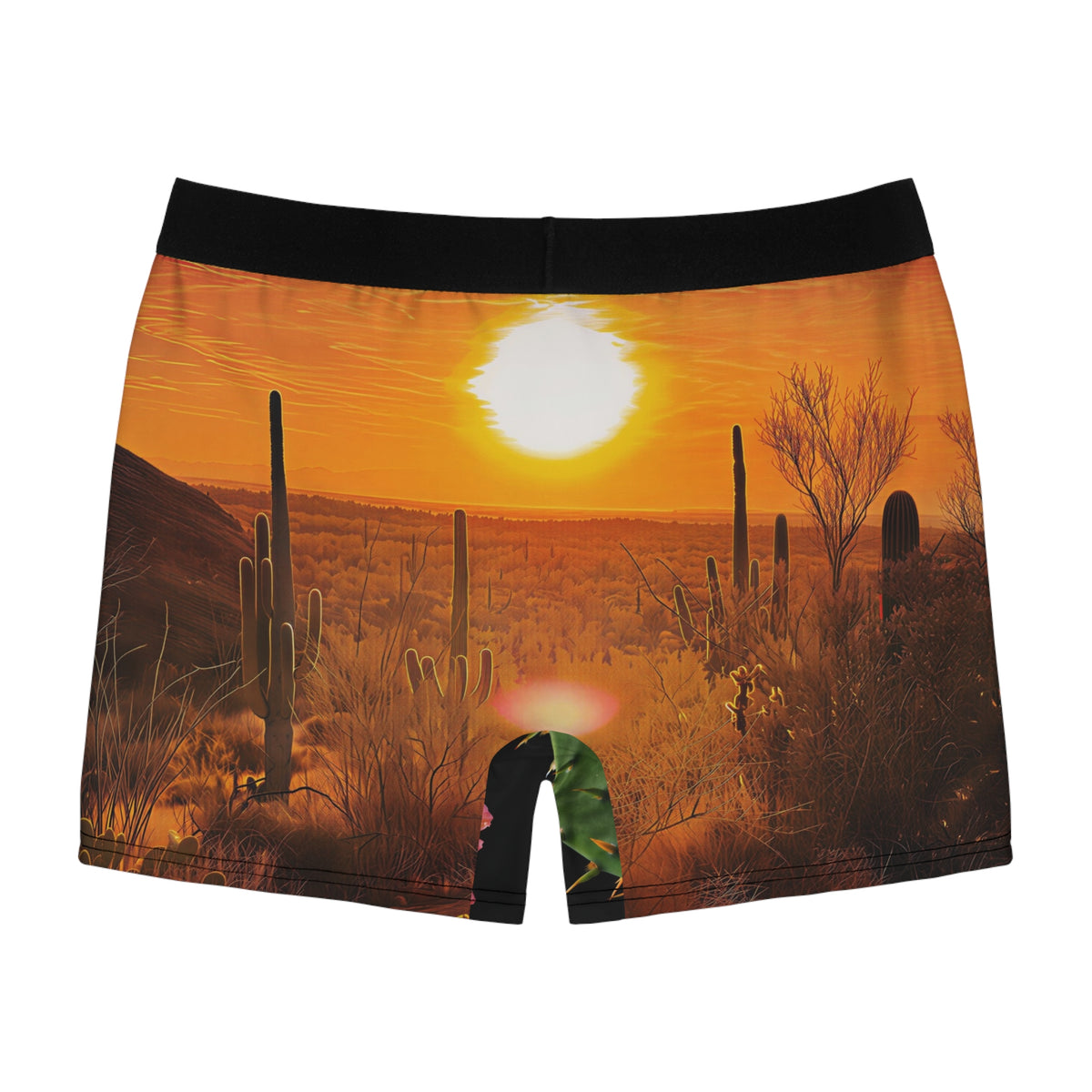 Desert Sunset Cactus Boxer Briefs — Men's All-Over Print
