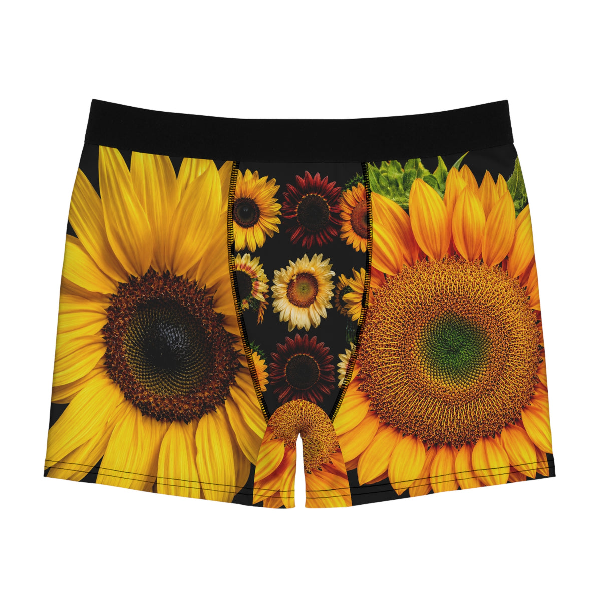 Sunflower Boxer Briefs — Bright Floral Men's Underwear
