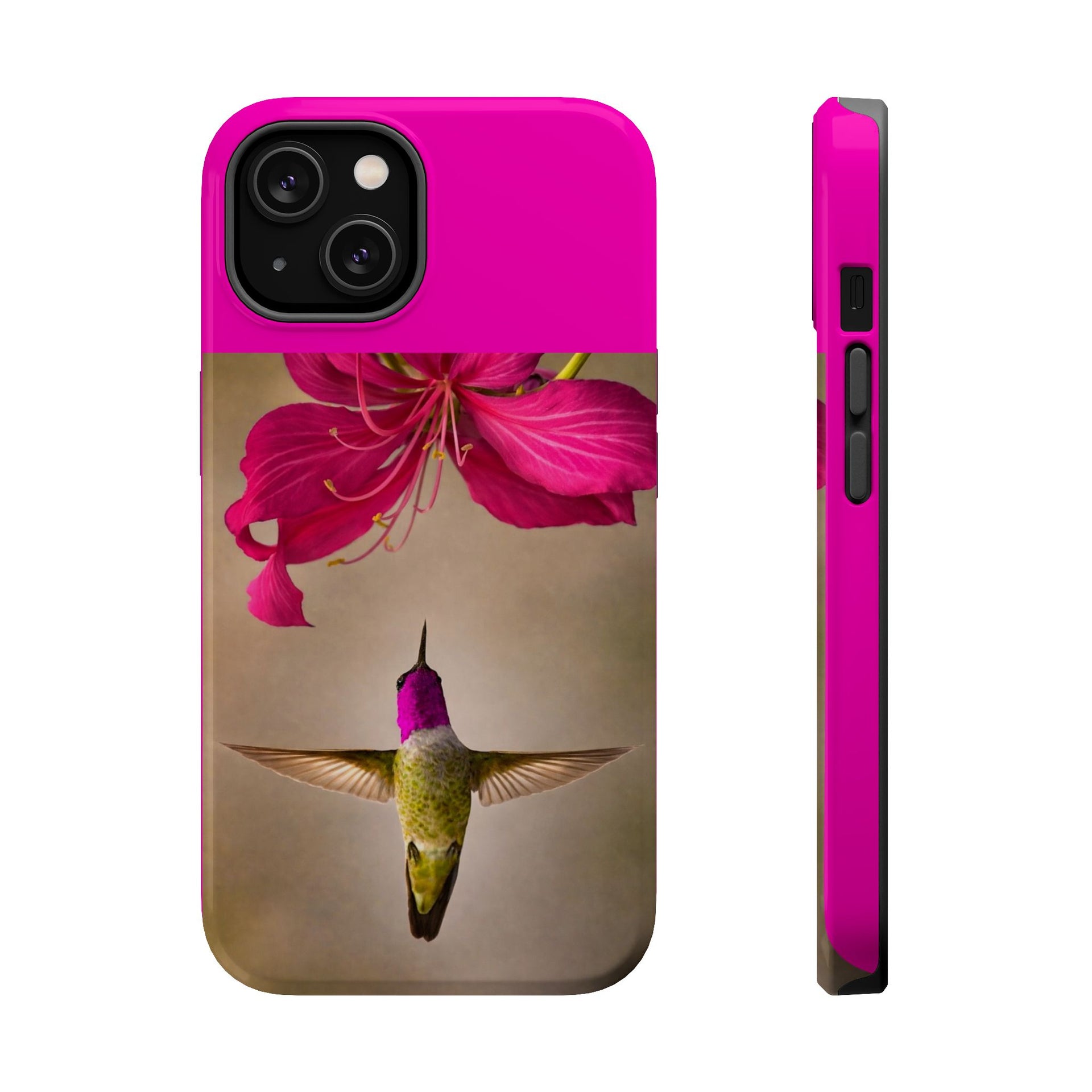 Hummingbird & Blossom Magnetic Impact-Resistant Phone Case — Maggie’s Original Photo