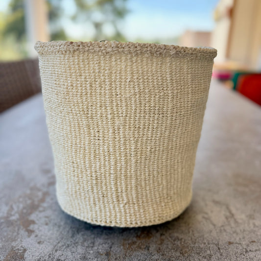 Kitui Basket – Large Handwoven (Ecru)
