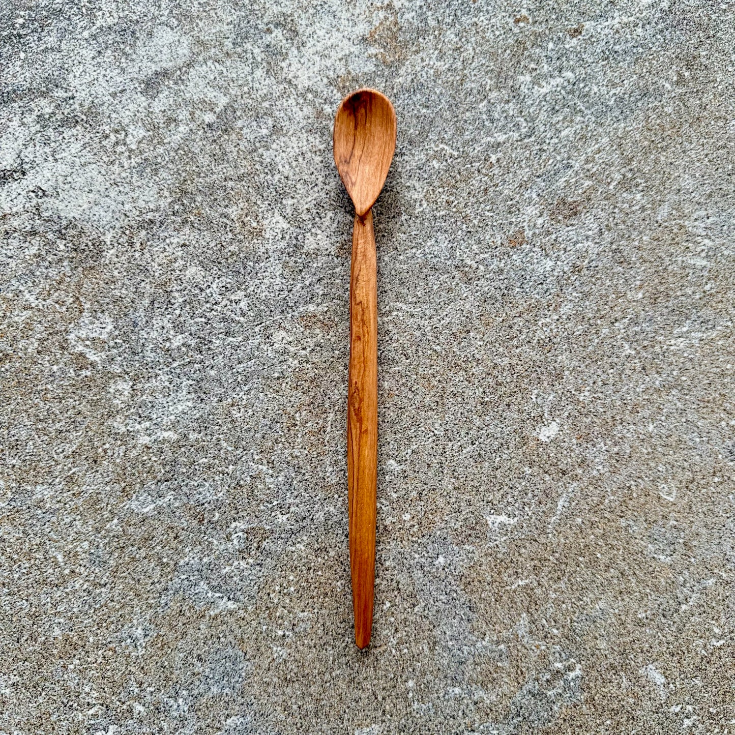 Kenyan Hand-Carved Long Rosewood Spoon