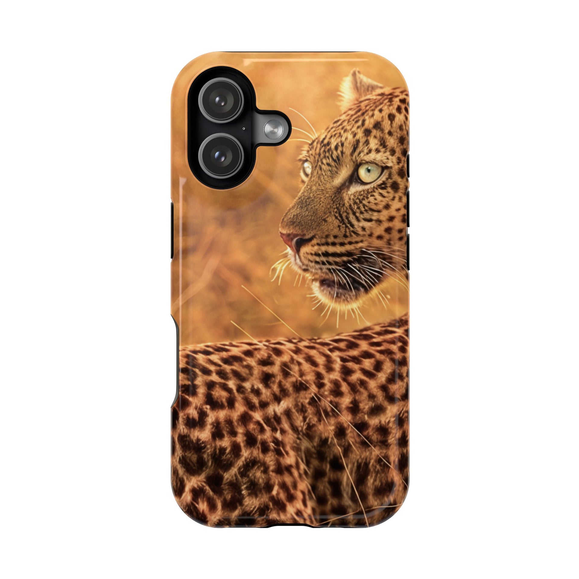 Magnetic Impact-Resistant Cases, sunlit leopard