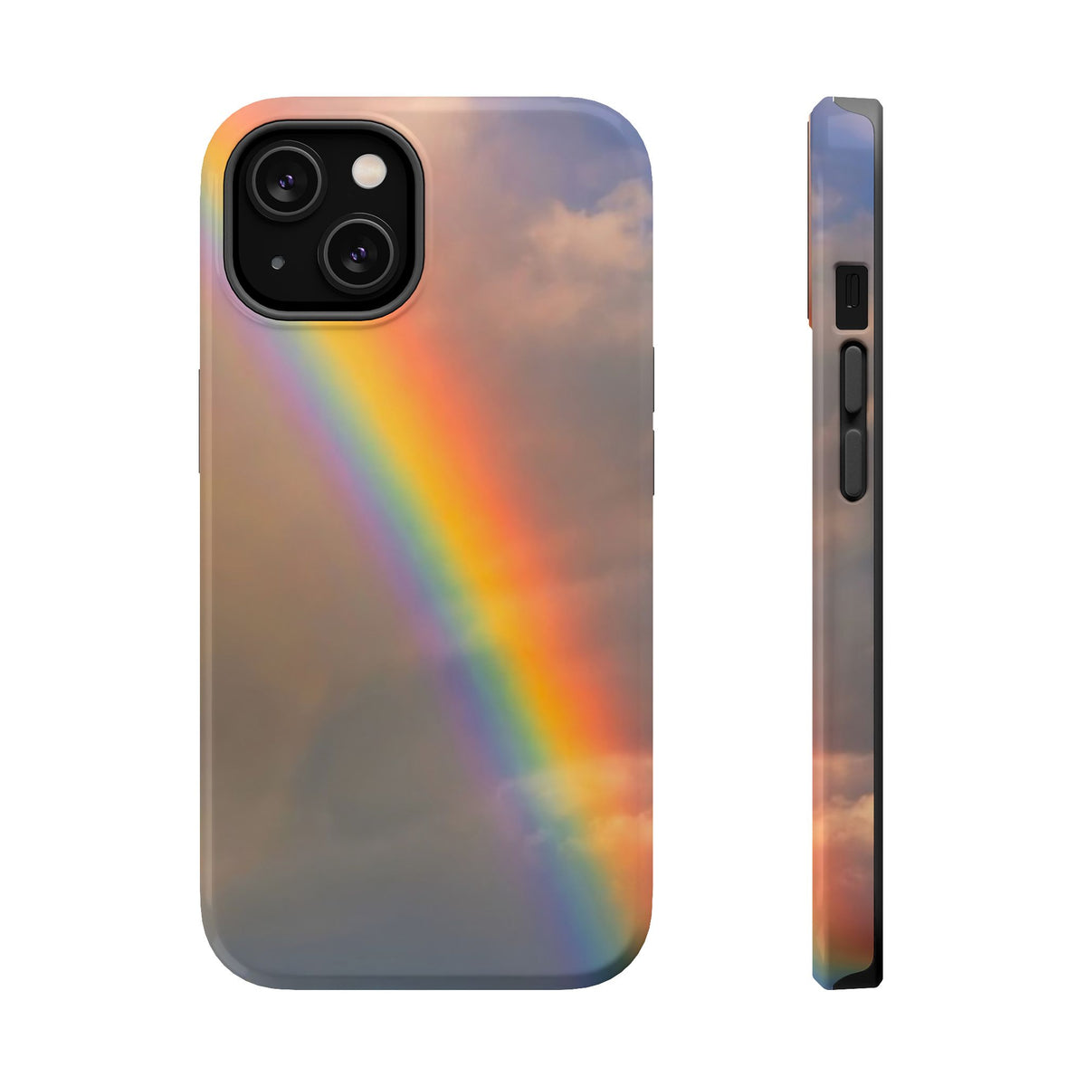 Rainbow Sky Magnetic Phone Case — Impact‑Resistant Protective Cover (Photo from Maggie’s Collection)