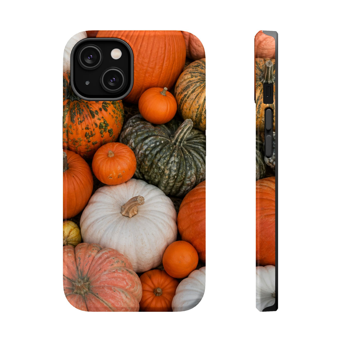 Pumpkin Patch Magnetic Phone Case — Magnetic Impact‑Resistant Fall iPhone Cover (Photos by Maggie)