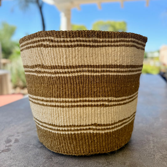 Kitui Basket - XXL Handwoven (Savanna Striped)