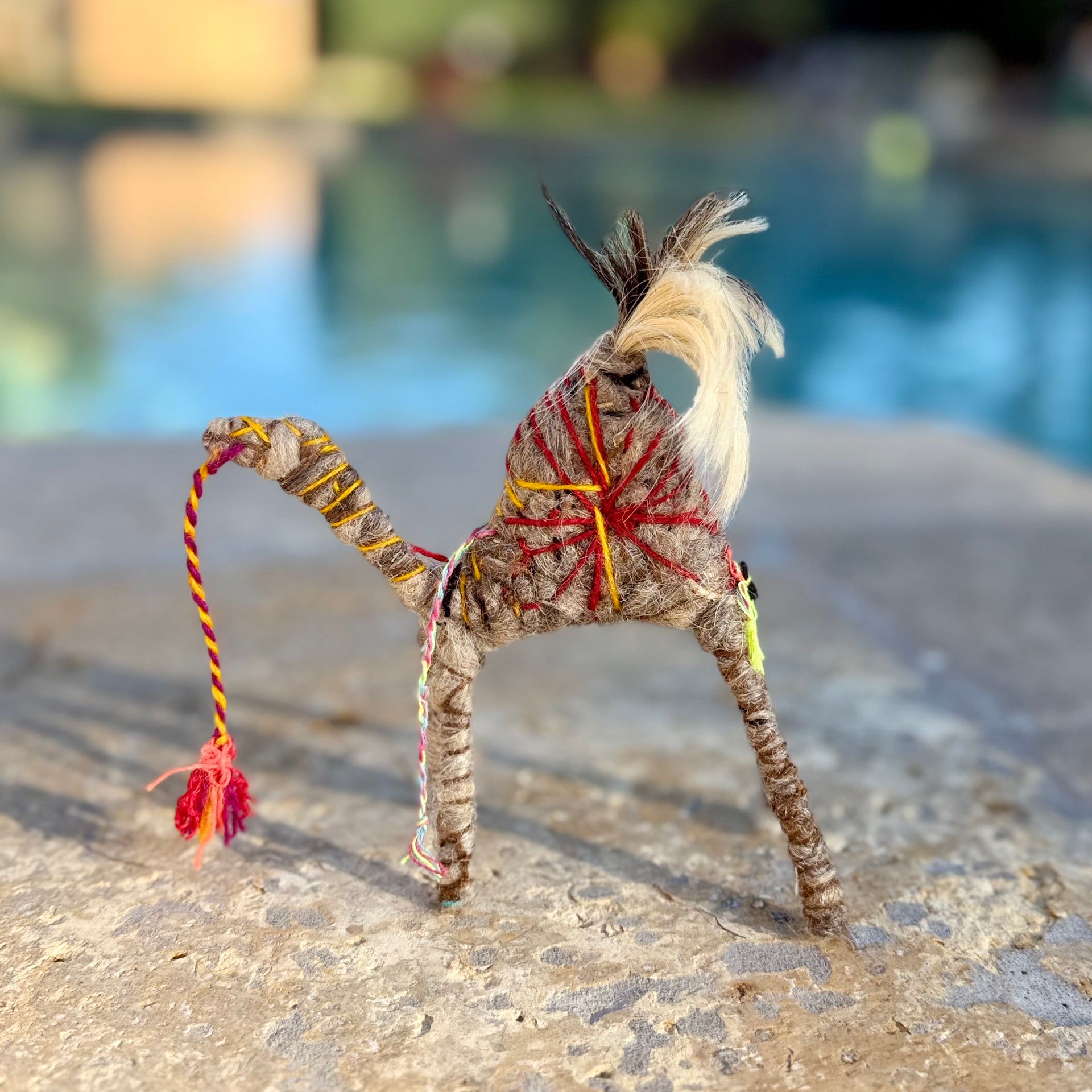 Handmade Sahara Desert Camel - "Marwan"