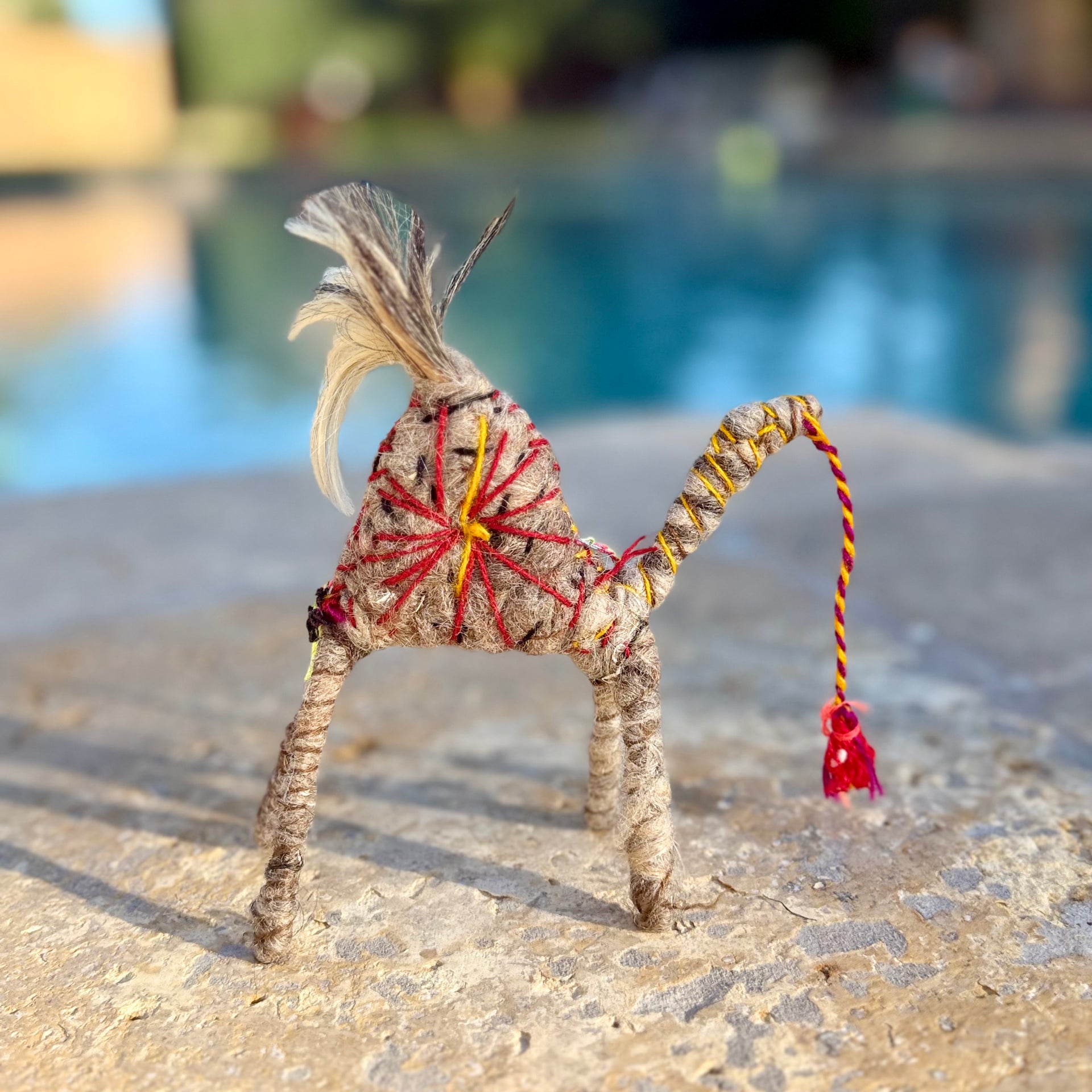 Handmade Sahara Desert Camel - "Marwan"