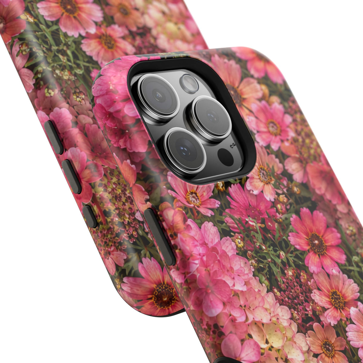 Floral Pink Daisies Magnetic Impact-Resistant Phone Case — Maggie’s Photo Collection