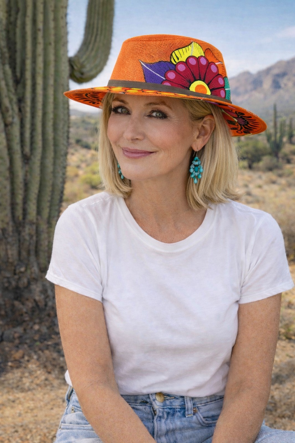 Hand Painted Hat