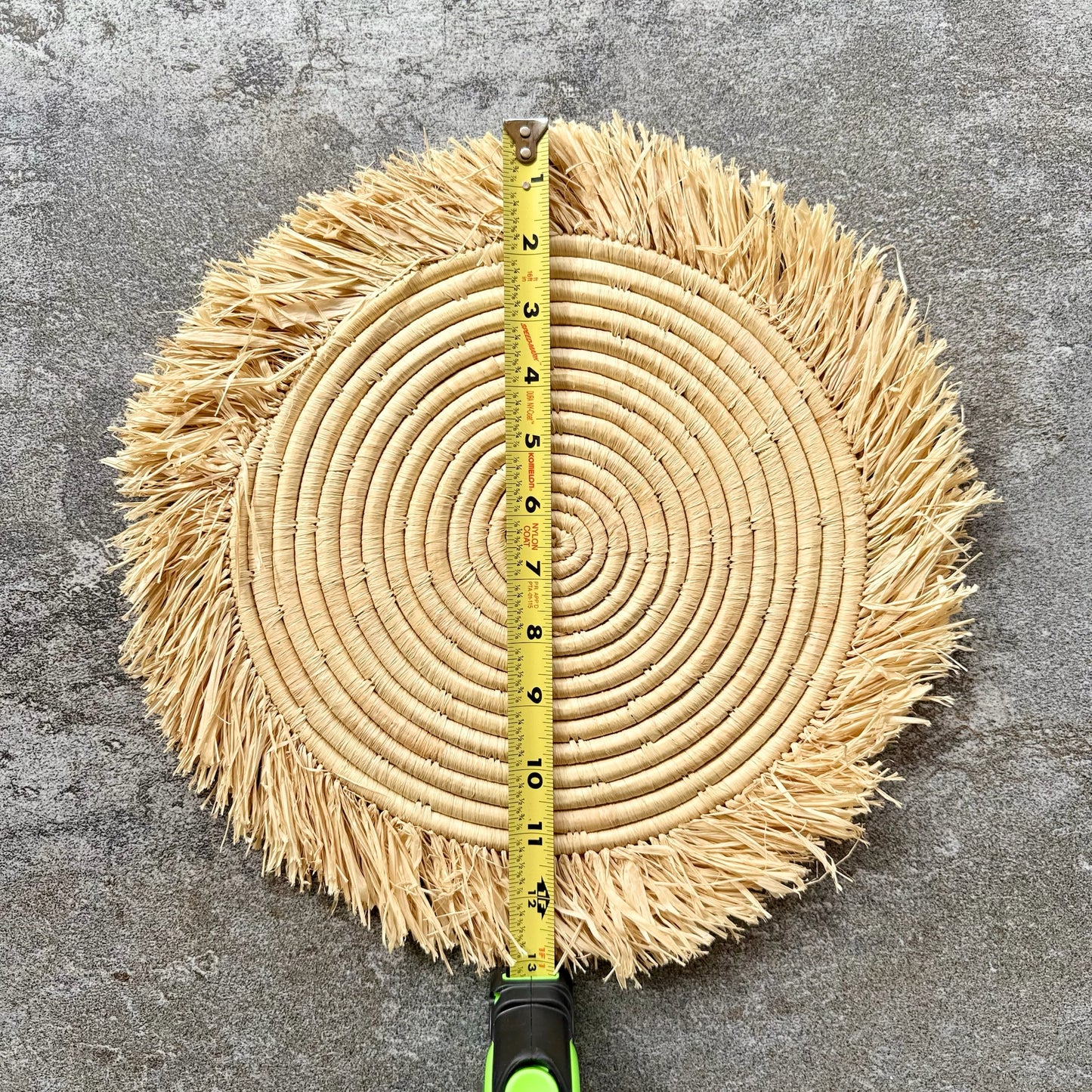 Raffia-Edge Woven Charger
