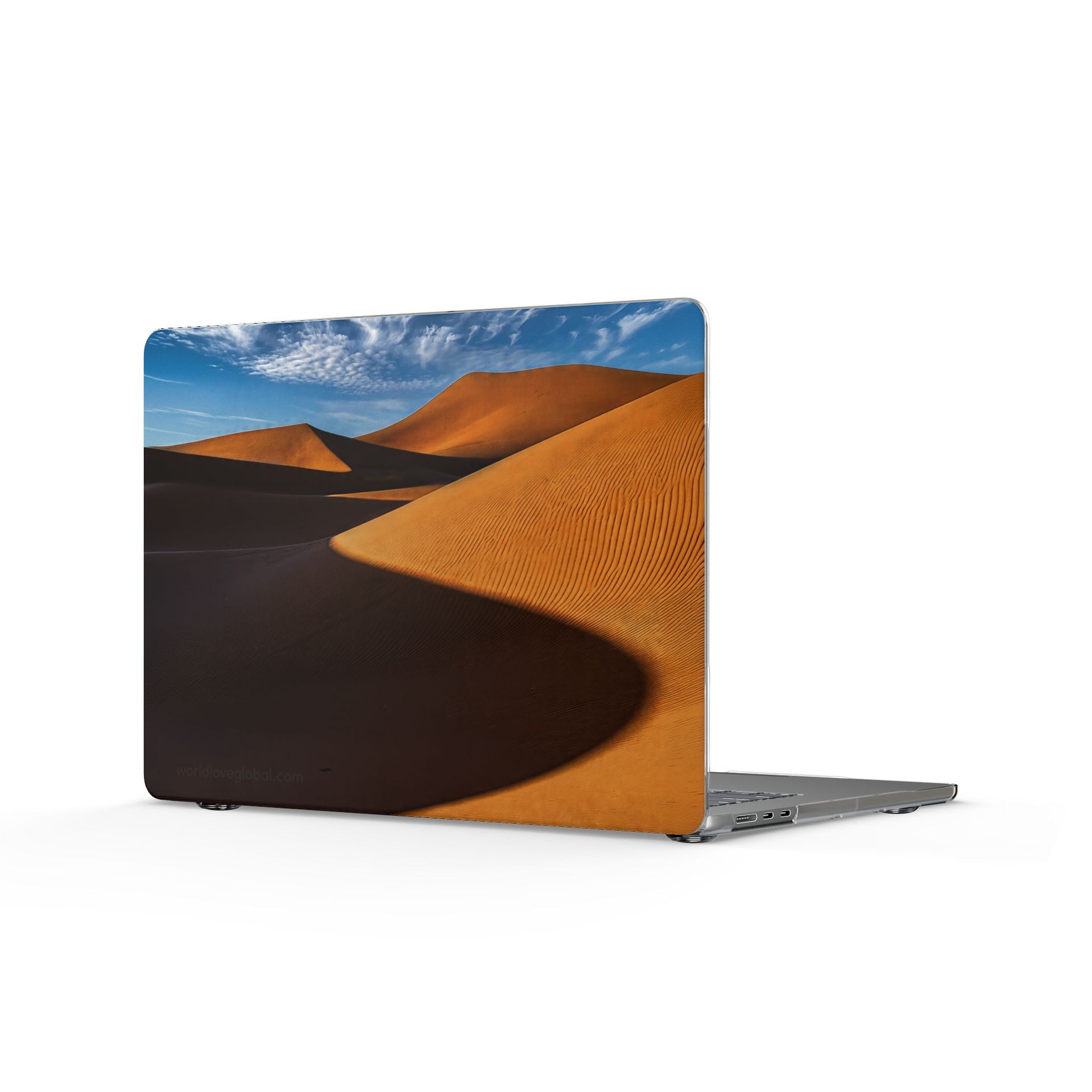 Sand Dunes Clear MacBook Case — Desert Landscape from Maggie’s Collection