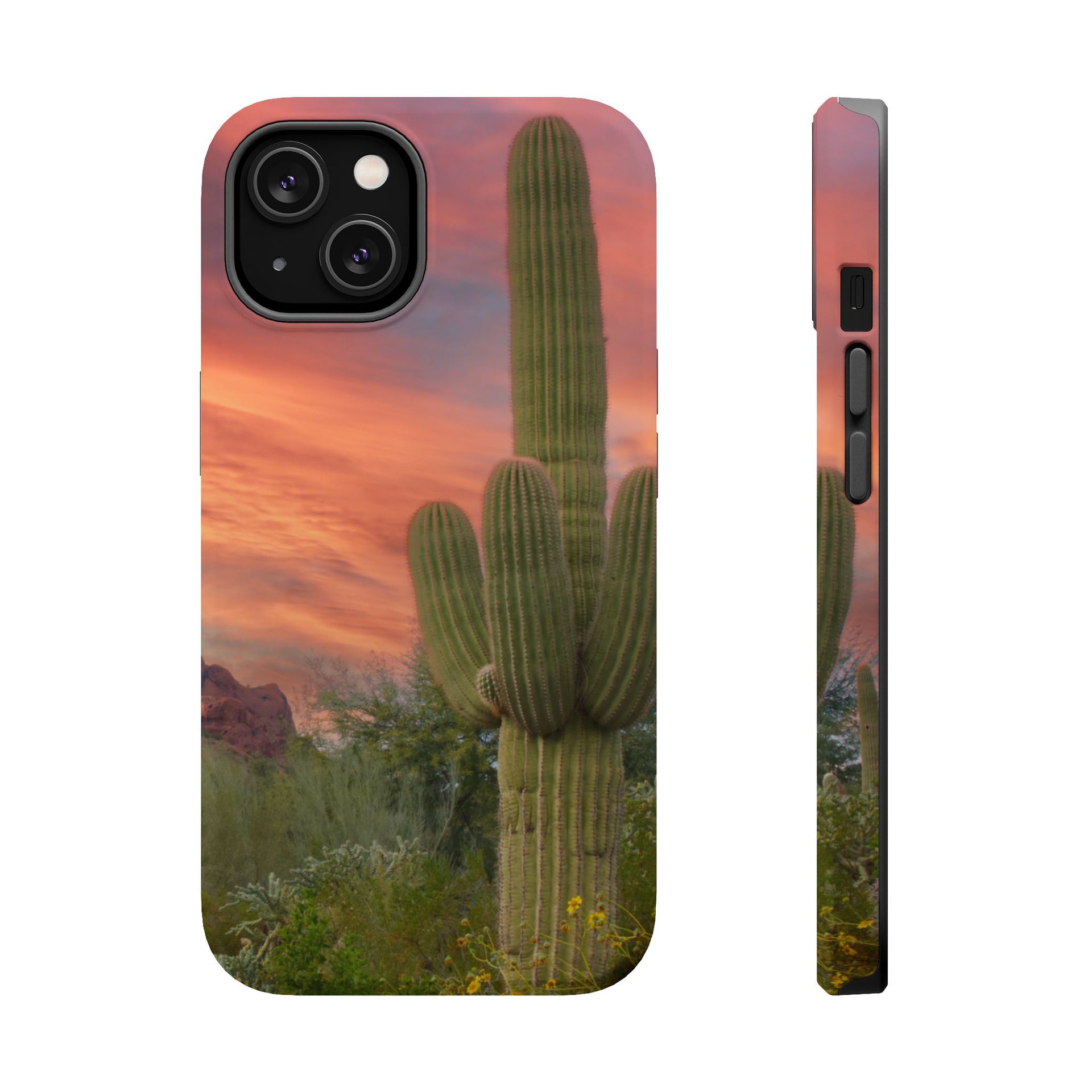 Cactus Sunset Magnetic Impact-Resistant Phone Case