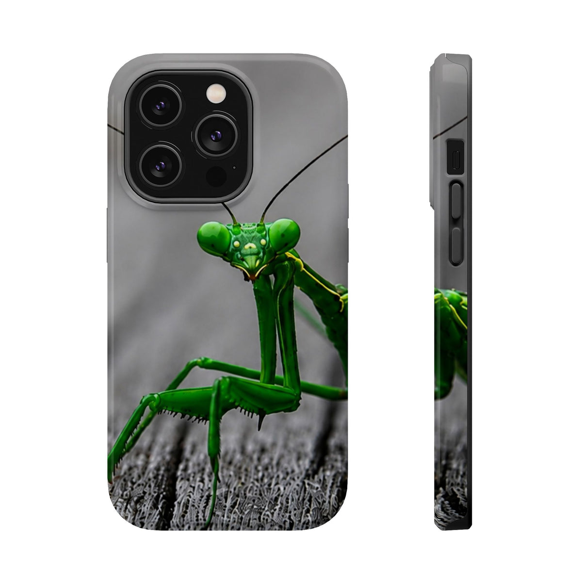 Praying Mantis Phone Case — Magnetic Impact‑Resistant Protective Cover (Photo from Maggie’s Collection)