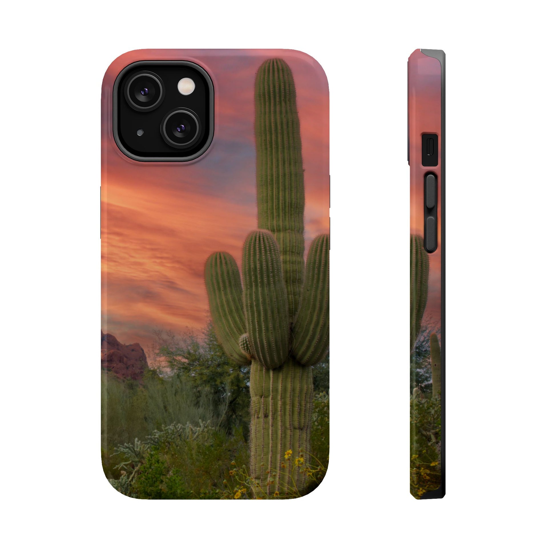 Cactus Sunset Magnetic Impact-Resistant Phone Case