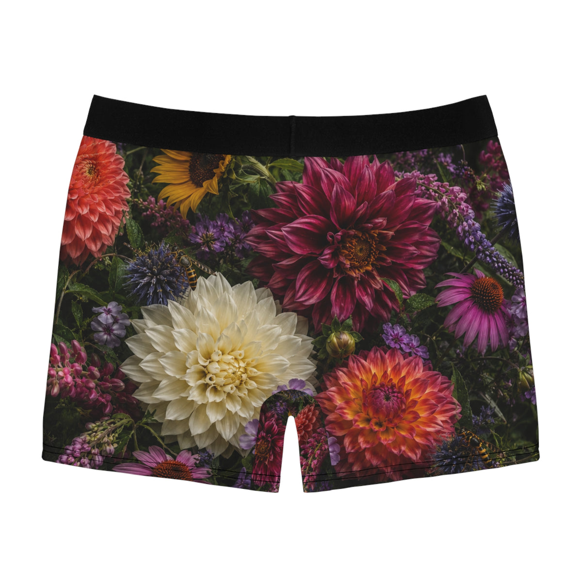 Floral Bloom Boxer Briefs — Men’s All-Over-Print Underwear