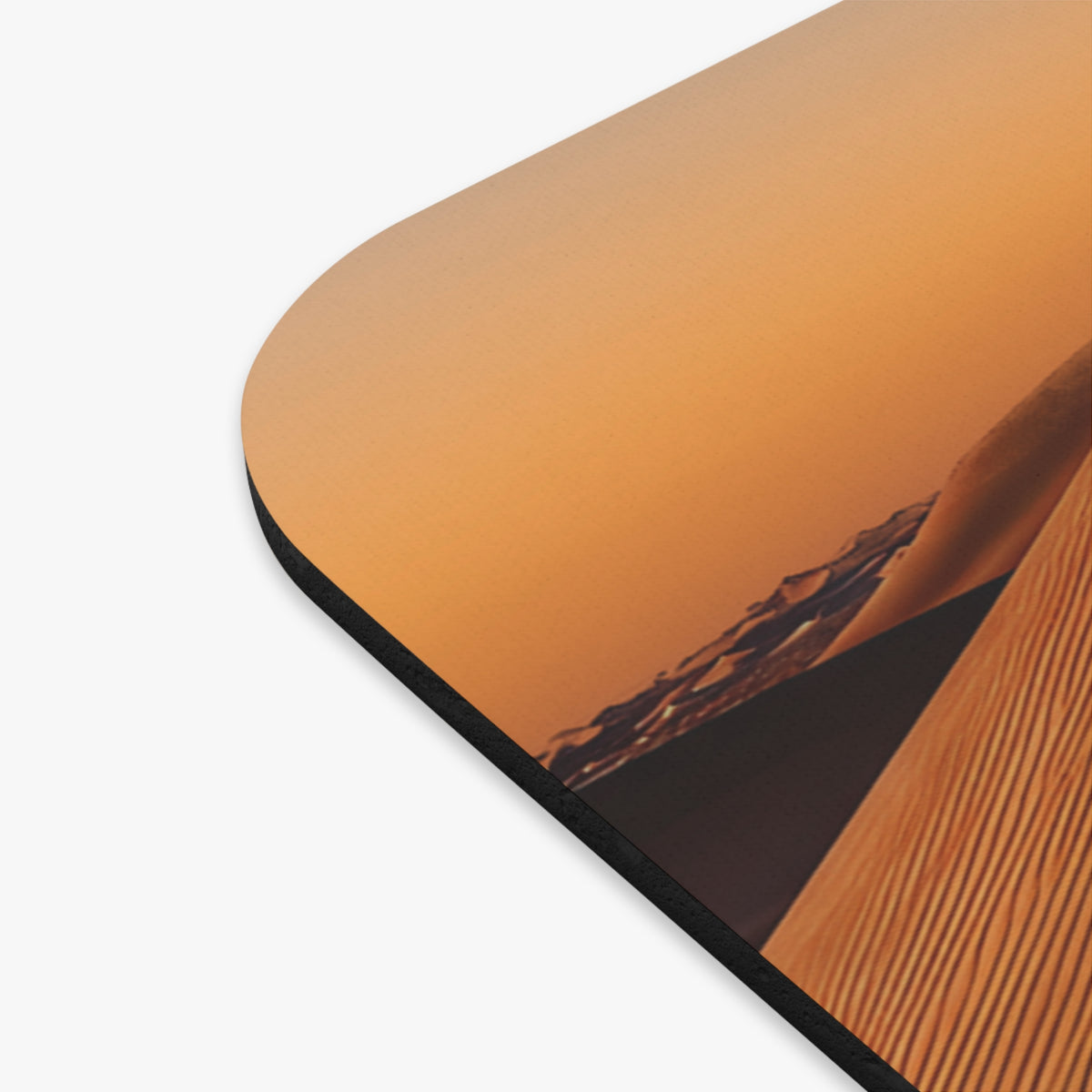 Desert Dunes Mouse Pad — Sunset Sand Footprints Desk Mat (Photo from Maggie’s Collection)