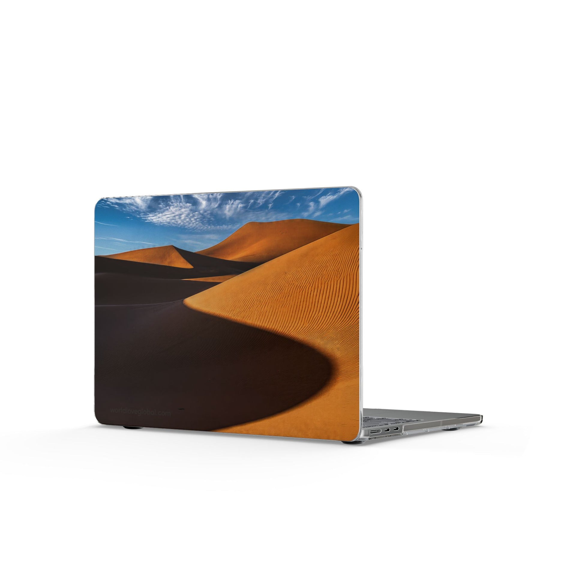Sand Dunes Clear MacBook Case — Desert Landscape from Maggie’s Collection