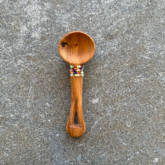 Mini Beaded Rosewood Spoon