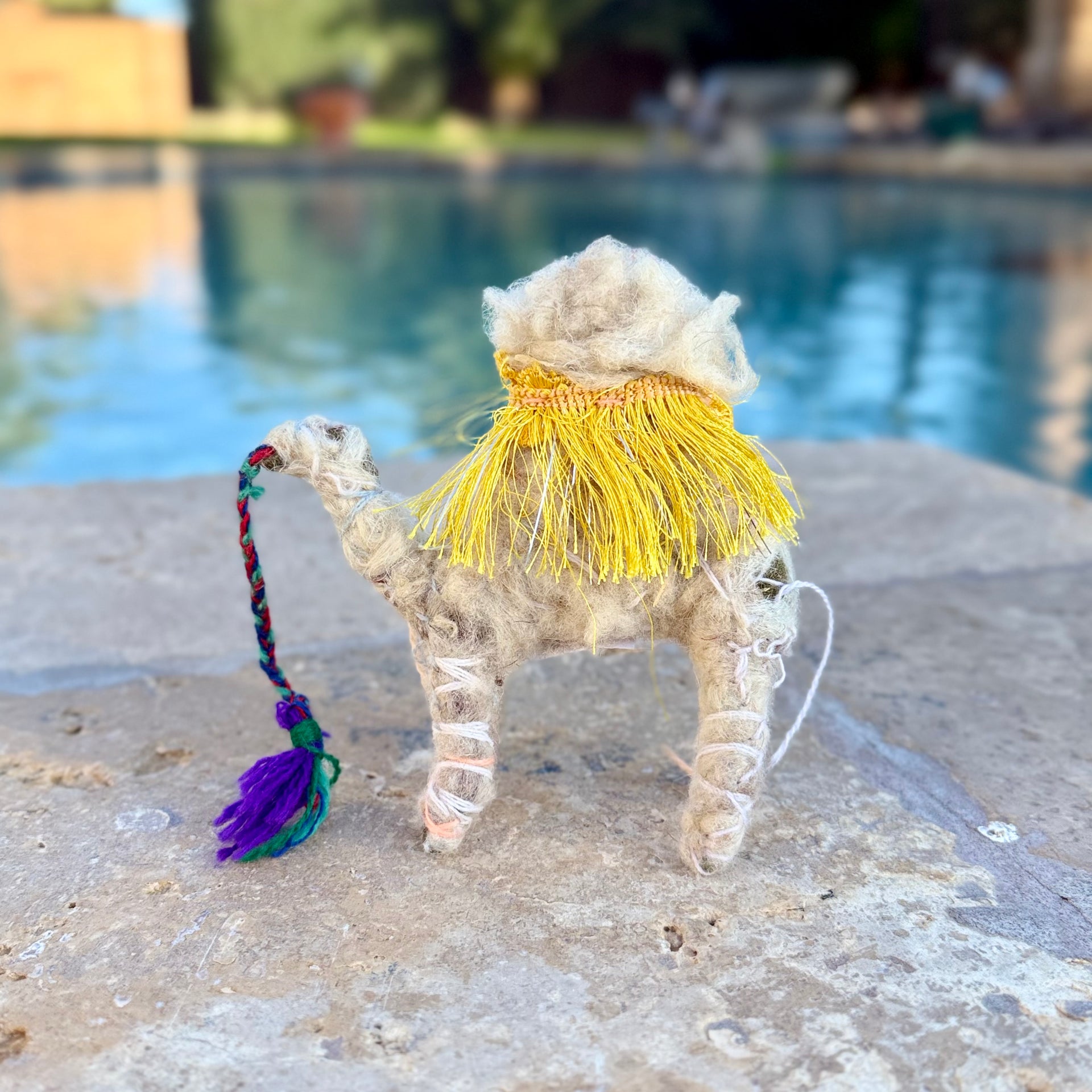Handmade Sahara Desert Camel – “Lalou”