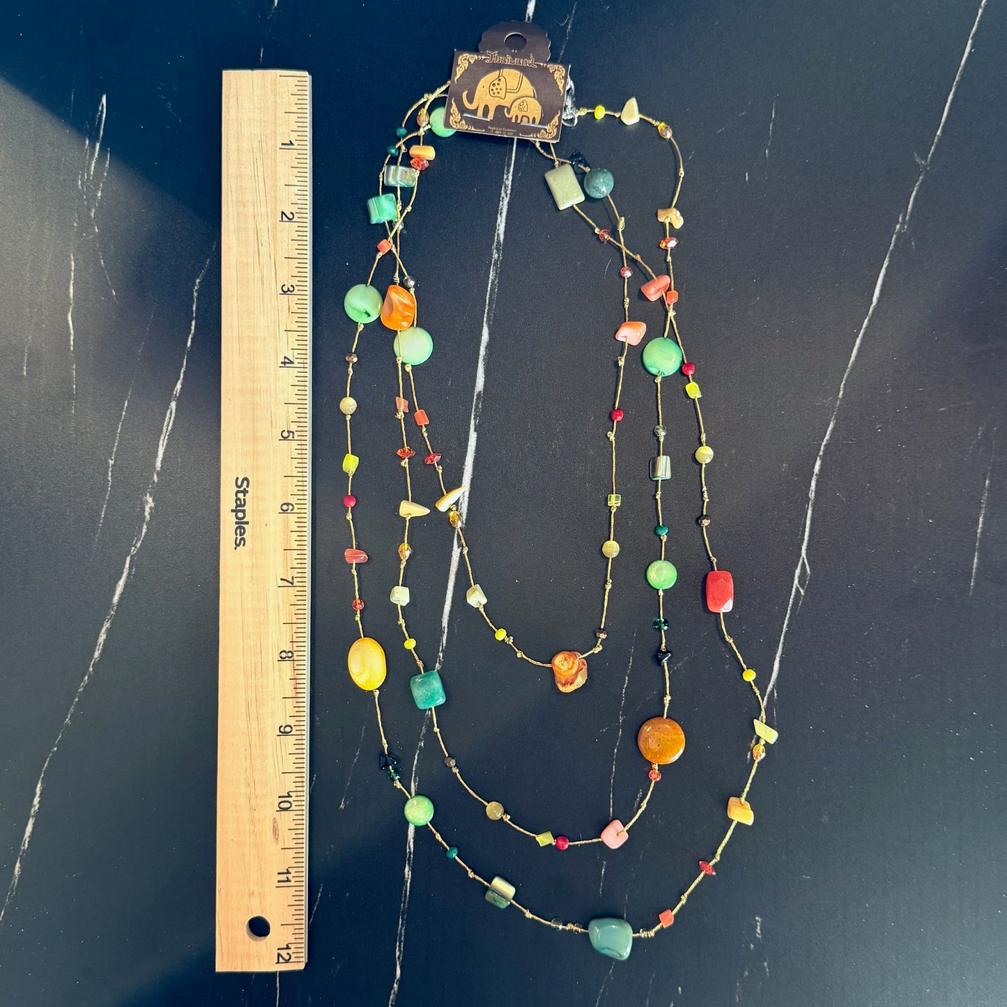 Jubilant Stone Beaded Necklace