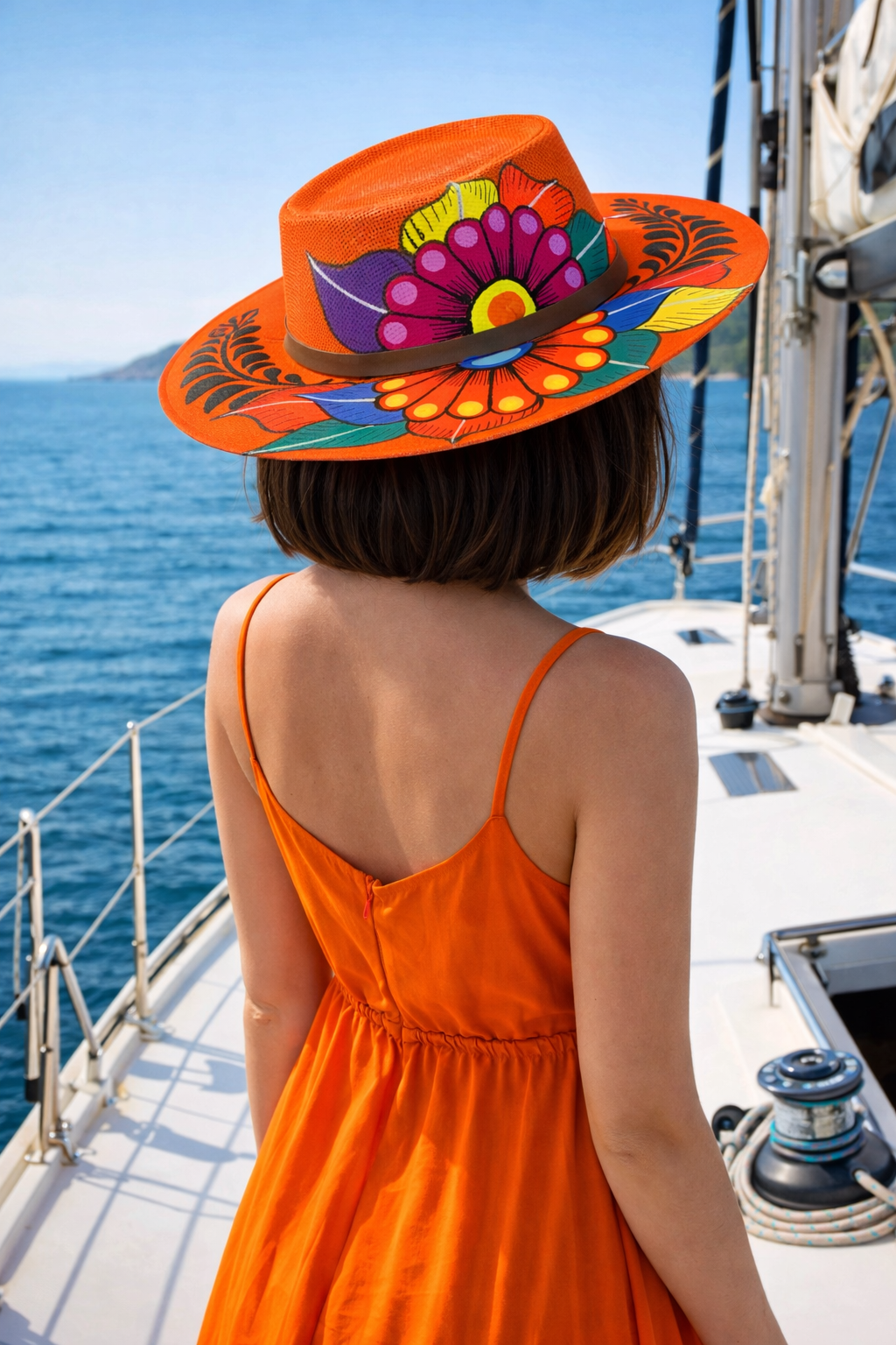 Hand Painted Hat