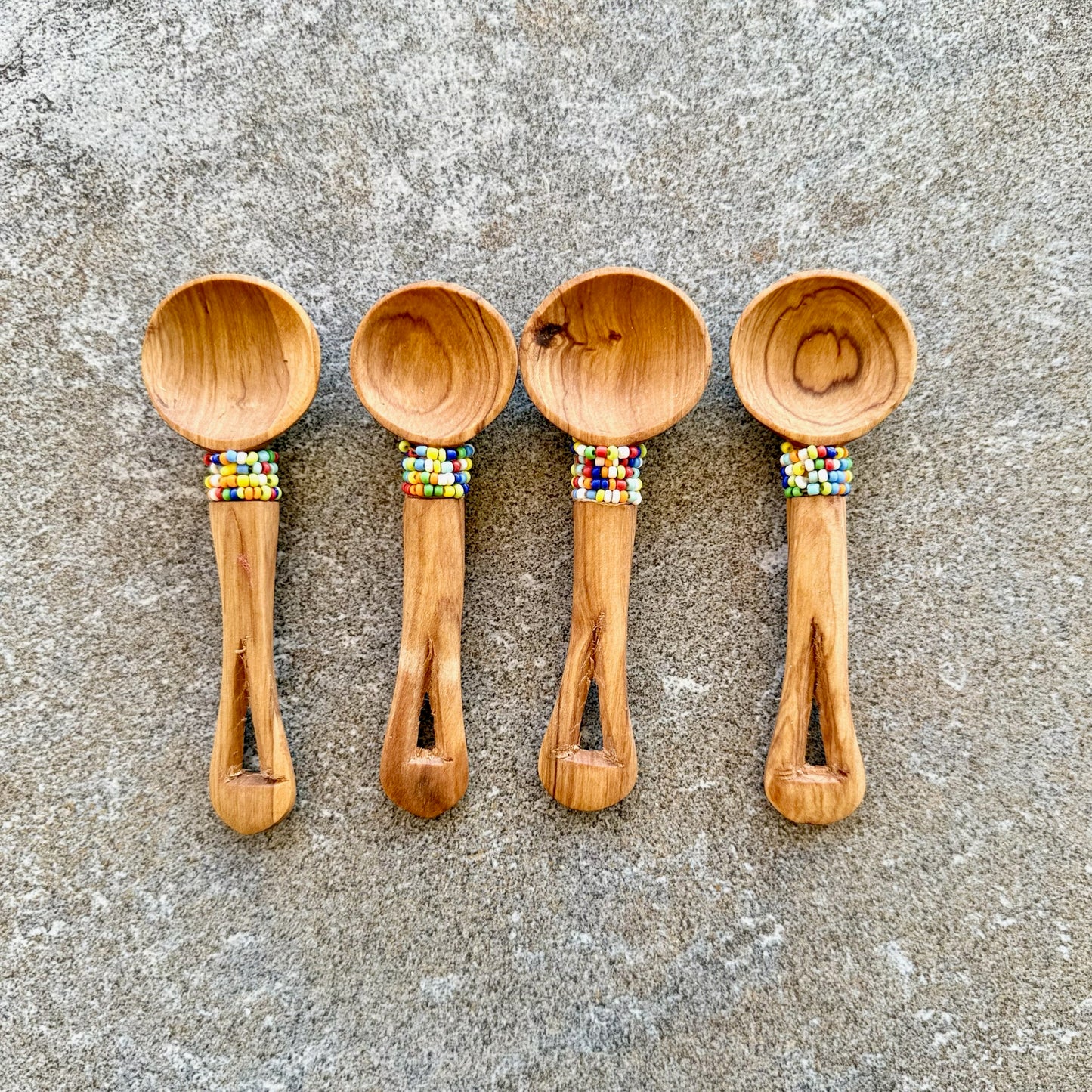 Mini Beaded Rosewood Spoon