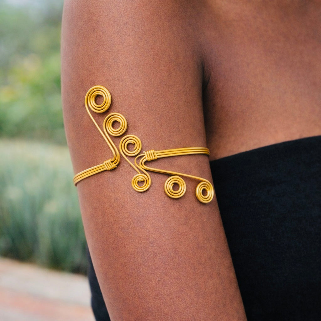 Kenyan Brass Arm Band