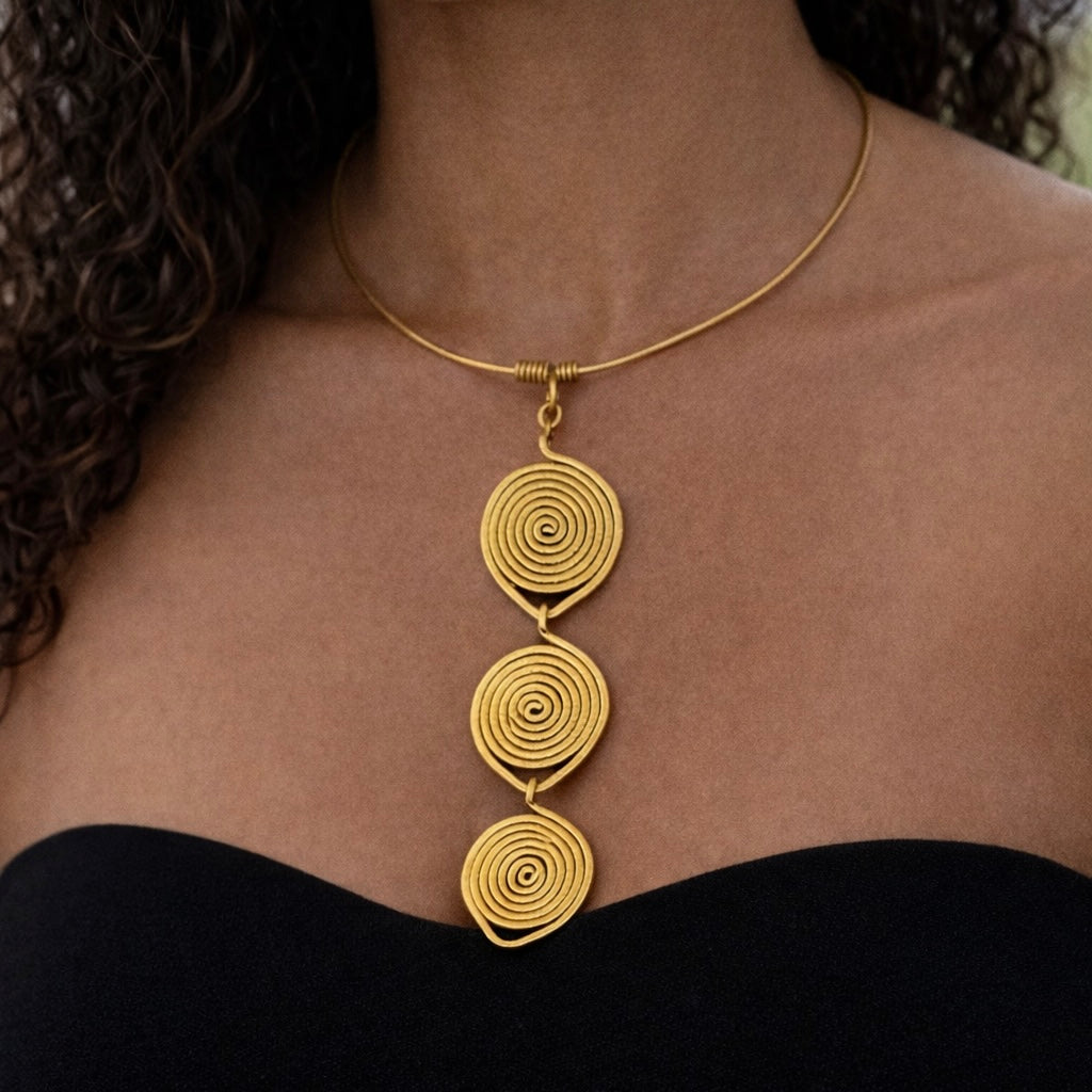 Kenyan Brass Necklace