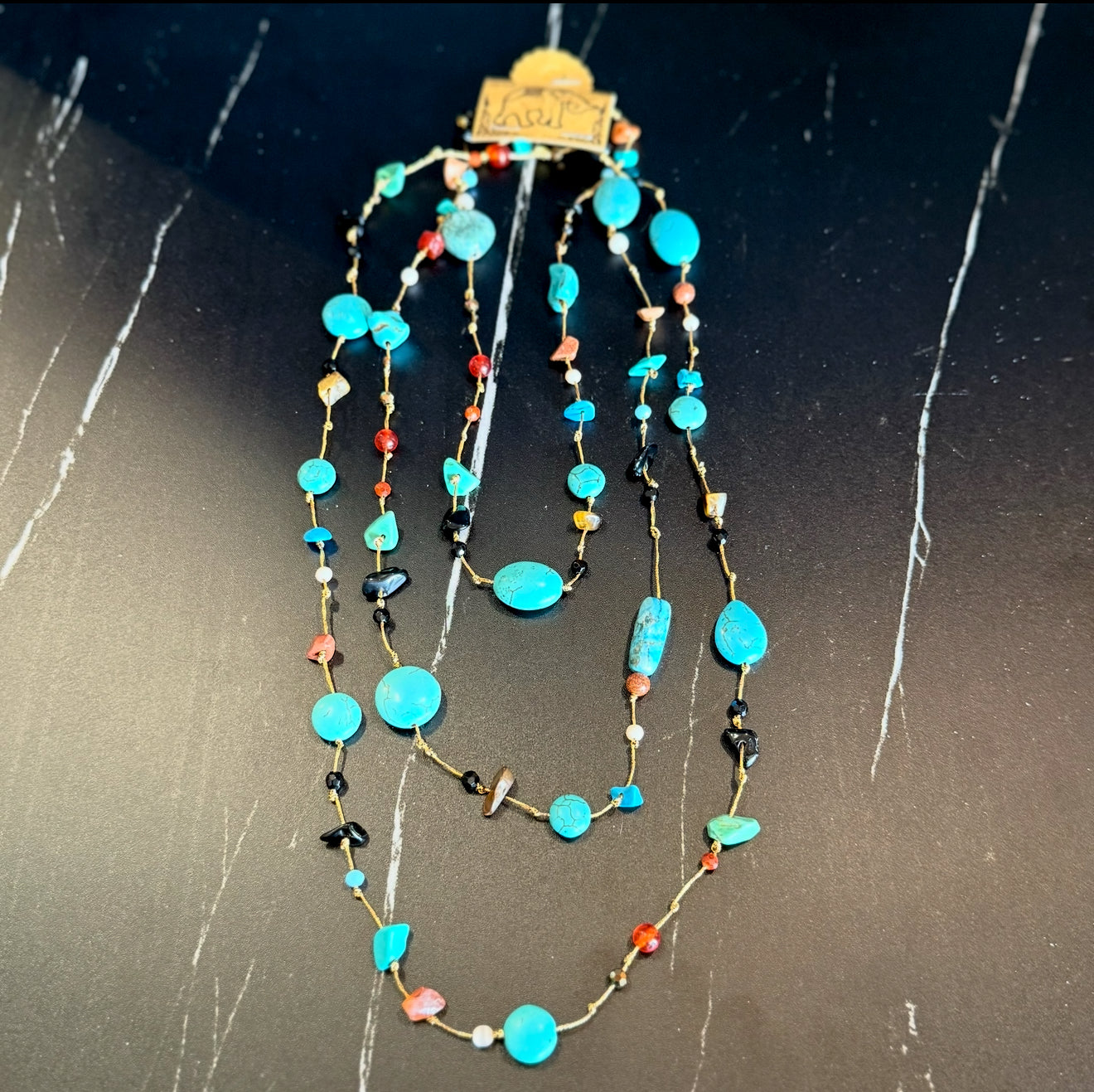 Wanderlight Stone Beaded Necklace