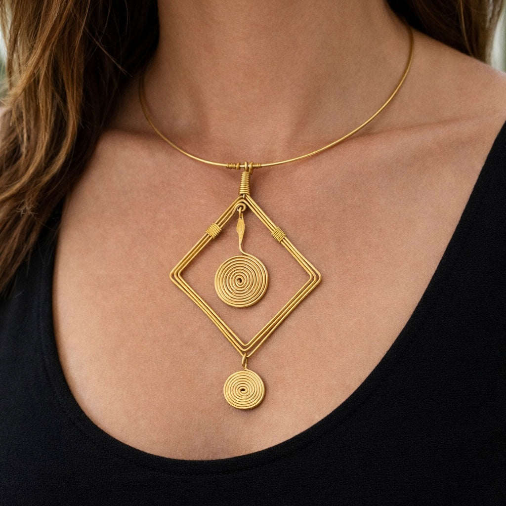 Kenyan Brass Necklace